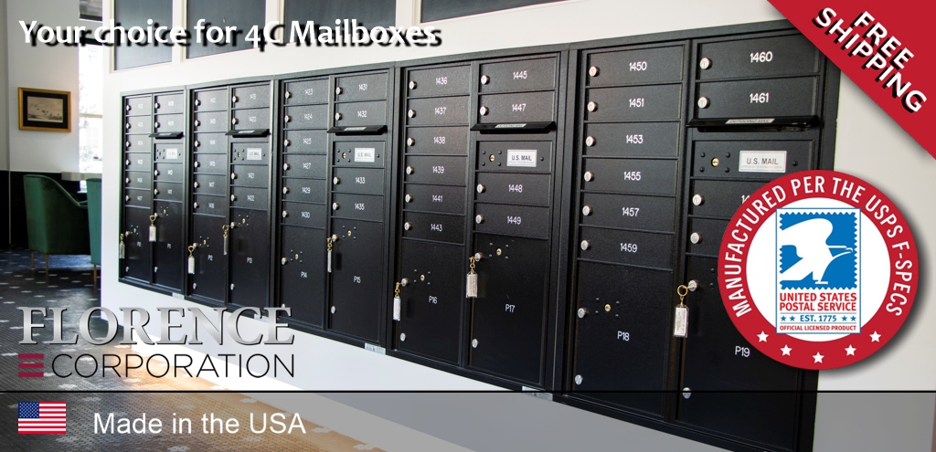 mailboxes for commercial building